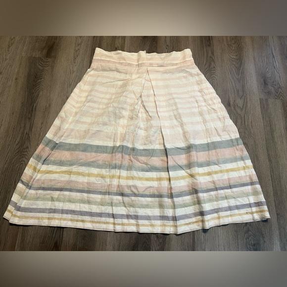 Mara Hoffman Pastel Striped Midi Skirt - Picture 6 of 7